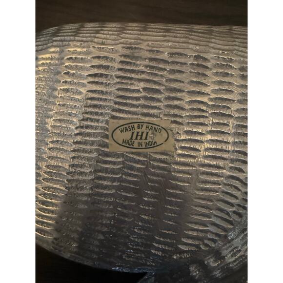 Vintage Silver-Pewter Metal Easter Bunny Candy Dish – Decorative Plate - Picture 4 of 7